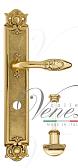 Дверная ручка Venezia на планке PL97 мод. Casanova (полир. латунь) сантехническая